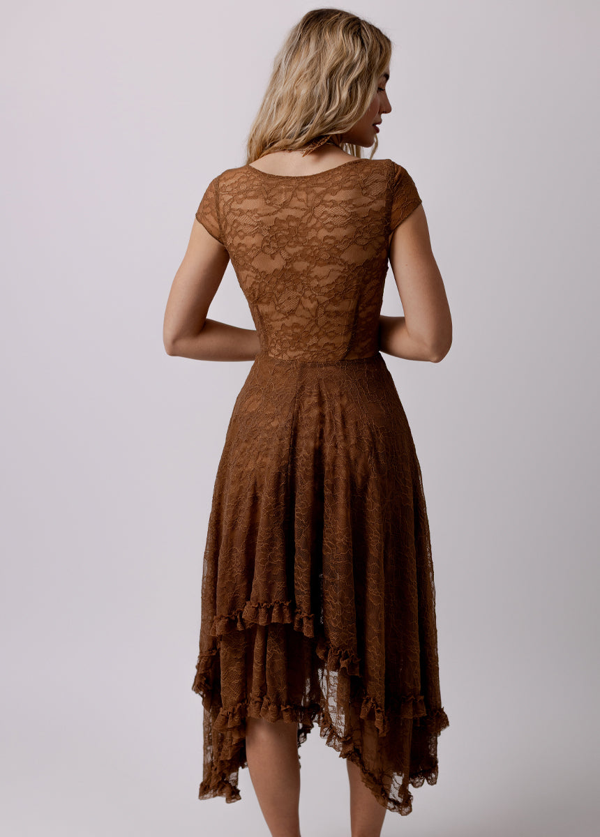 Fernilia Dress in Camel