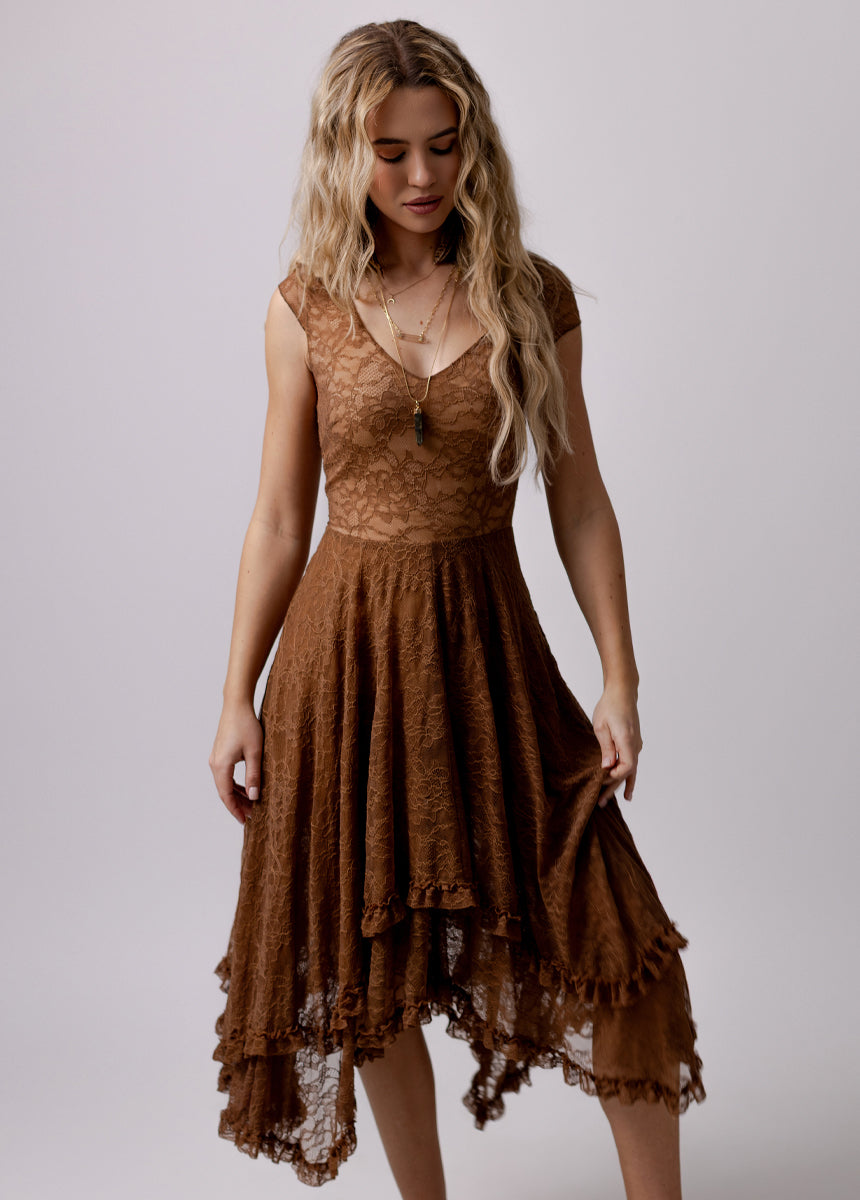 Fernilia Dress in Camel
