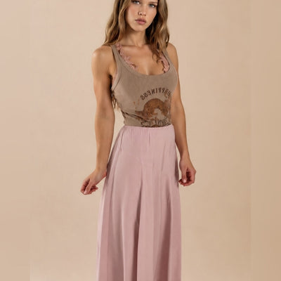 Apple Maxi Skirt in Lilac