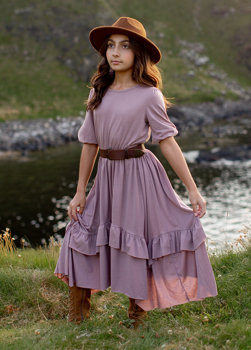 Harley Dress in Dusty Orchid