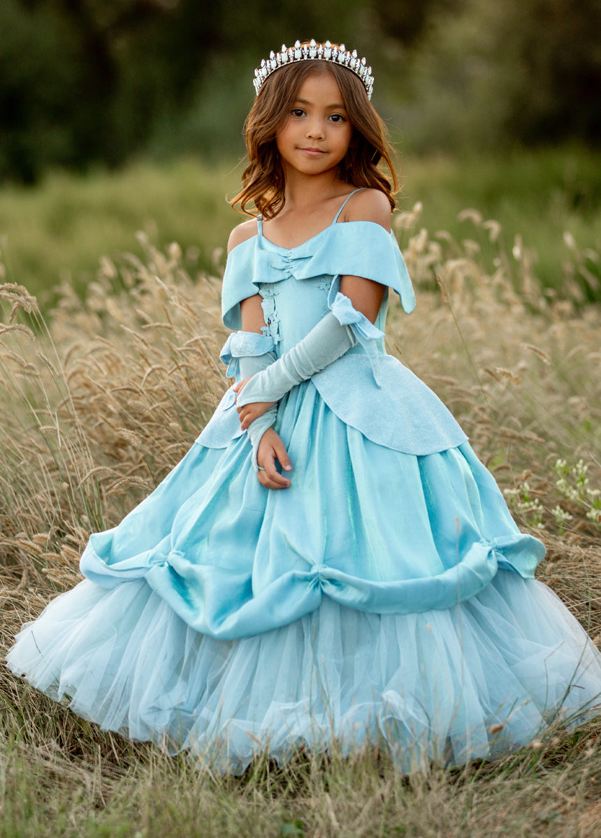 Princess Costume Set in Dusty Blue - Joyfolie