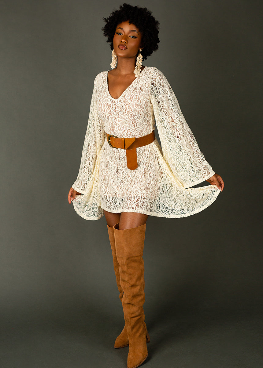 jaala dress in cream Retrofte Jaala Dress