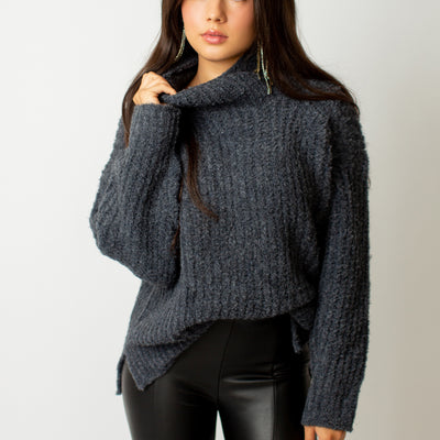 Kenzie Sweater in Heather Slate