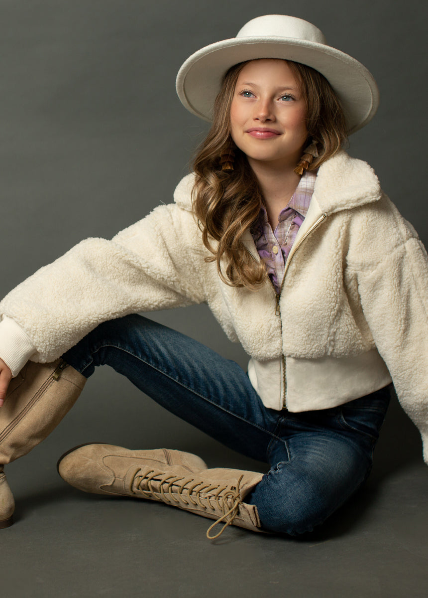 Luxury Jacket in Ecru