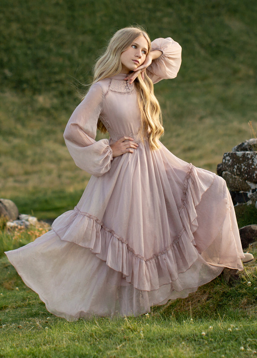 Kimaya Dress in Nude Pink