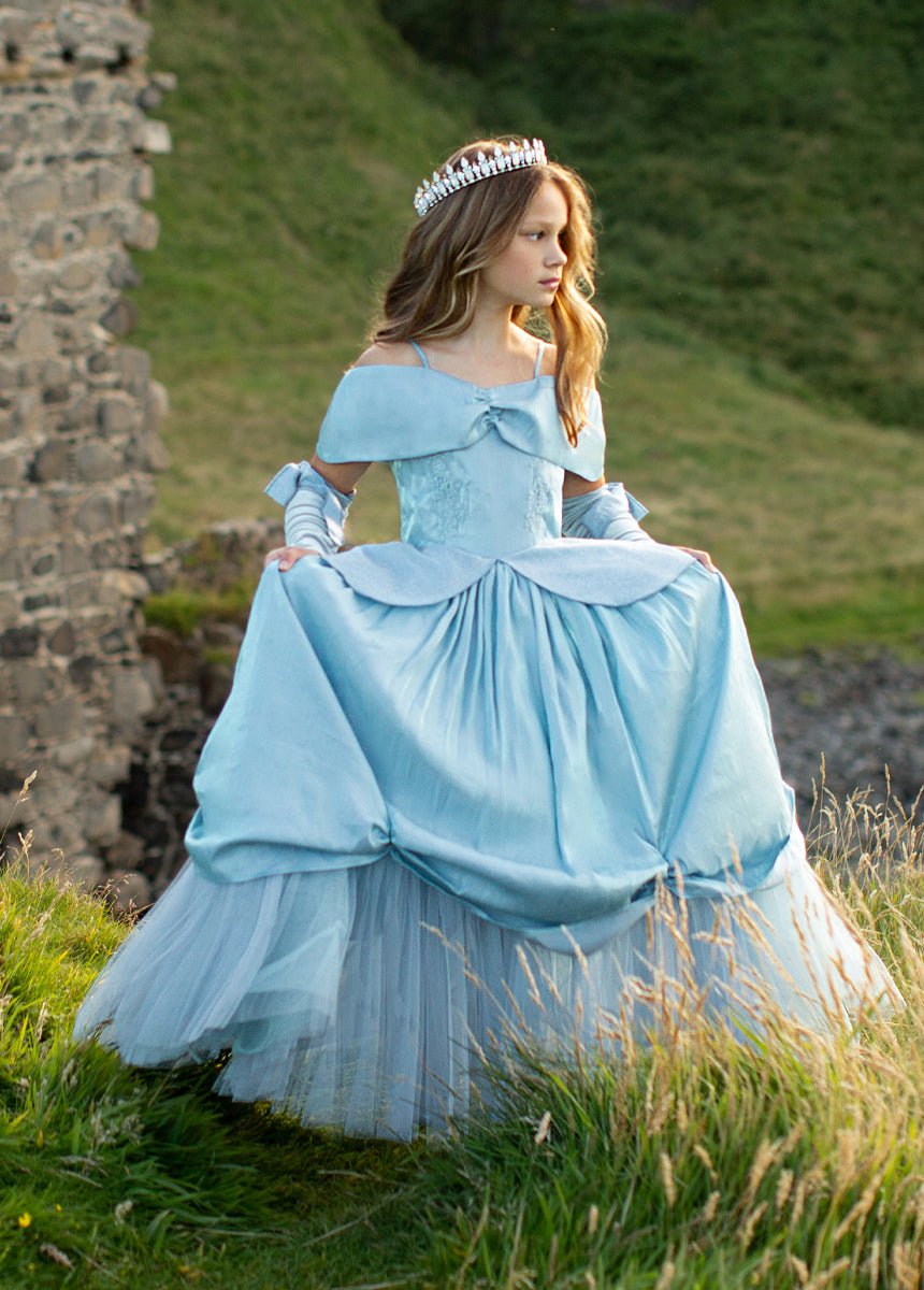 Princess Costume Set in Dusty Blue - Joyfolie