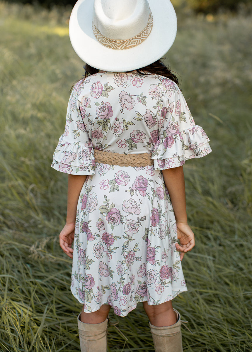 Emilia Dress in Boho Rose