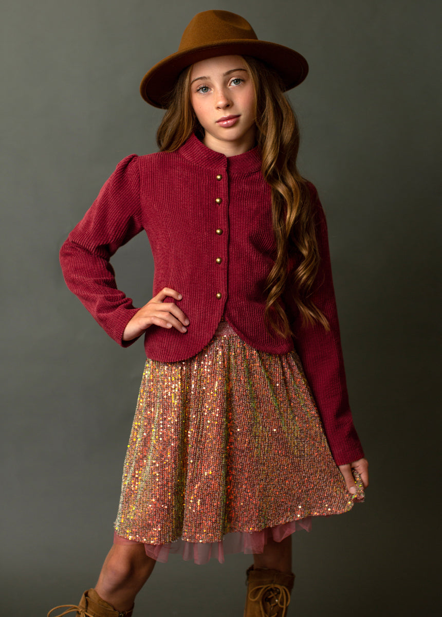 Izzy Top in Wild Rose