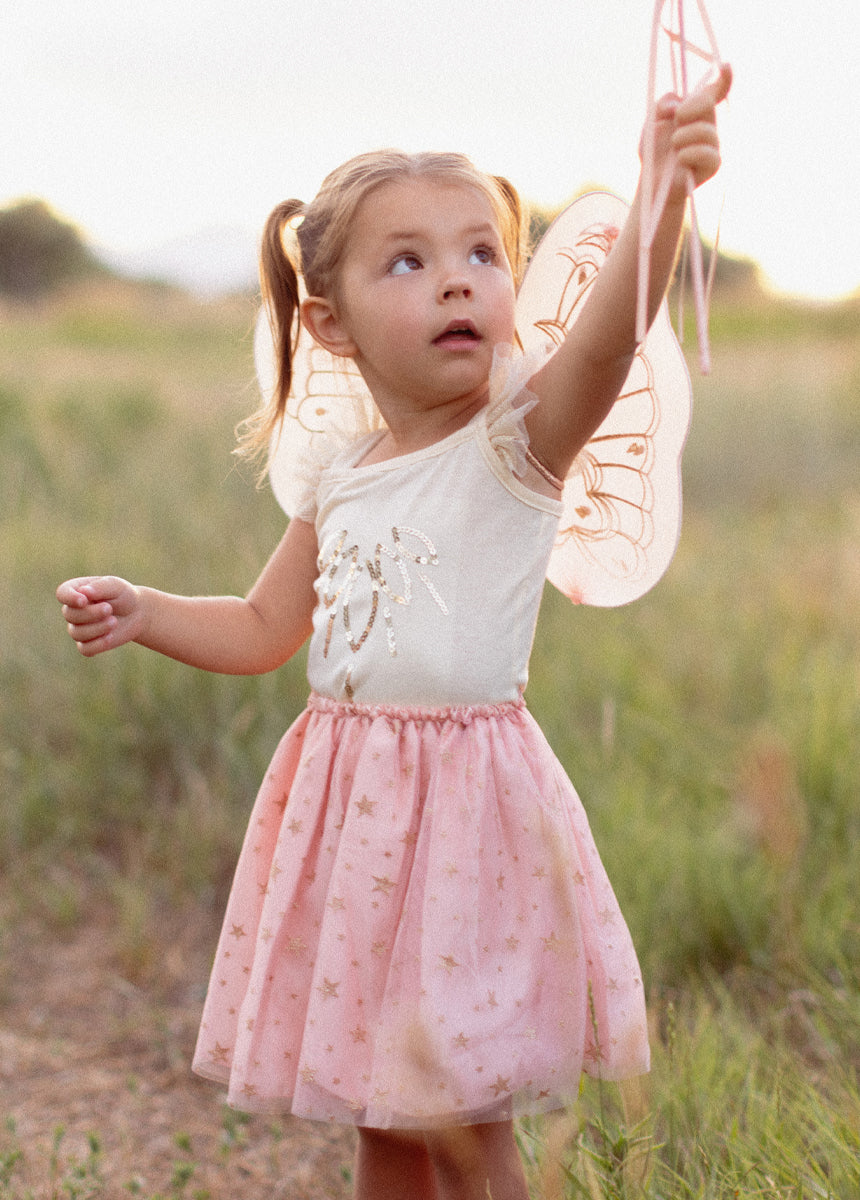 Girls Gift Set in Blush Floral