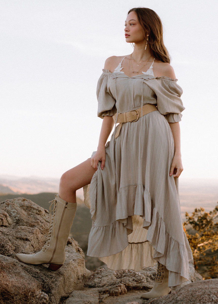 Gwenaelle Dress in Khaki