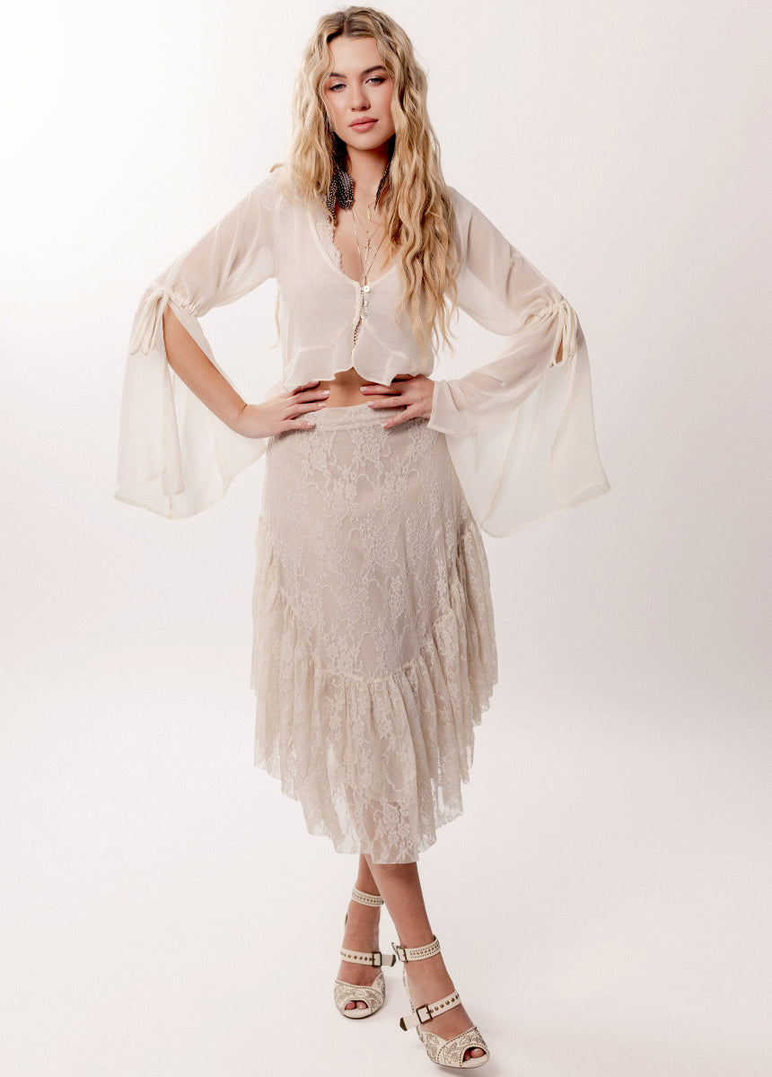Gwendelina Top in Cream