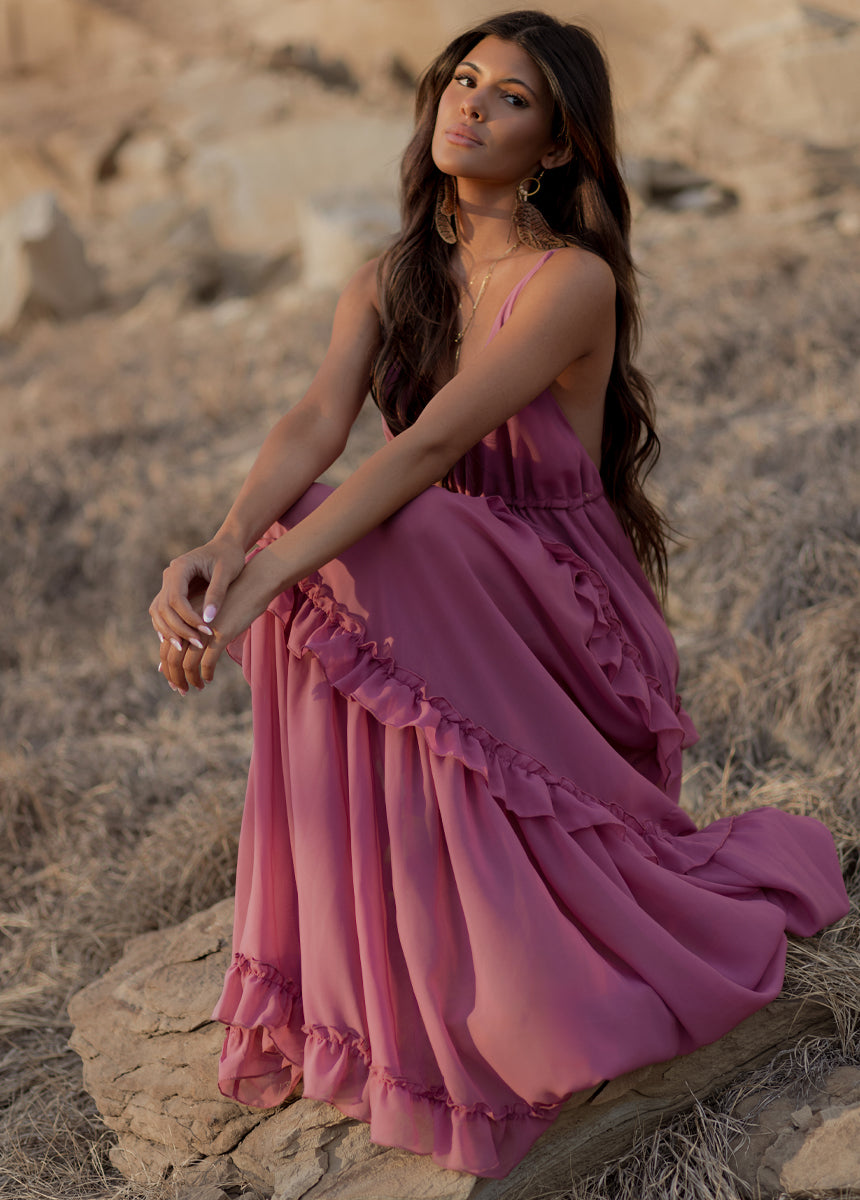 Hadleigh Dress in Orchid