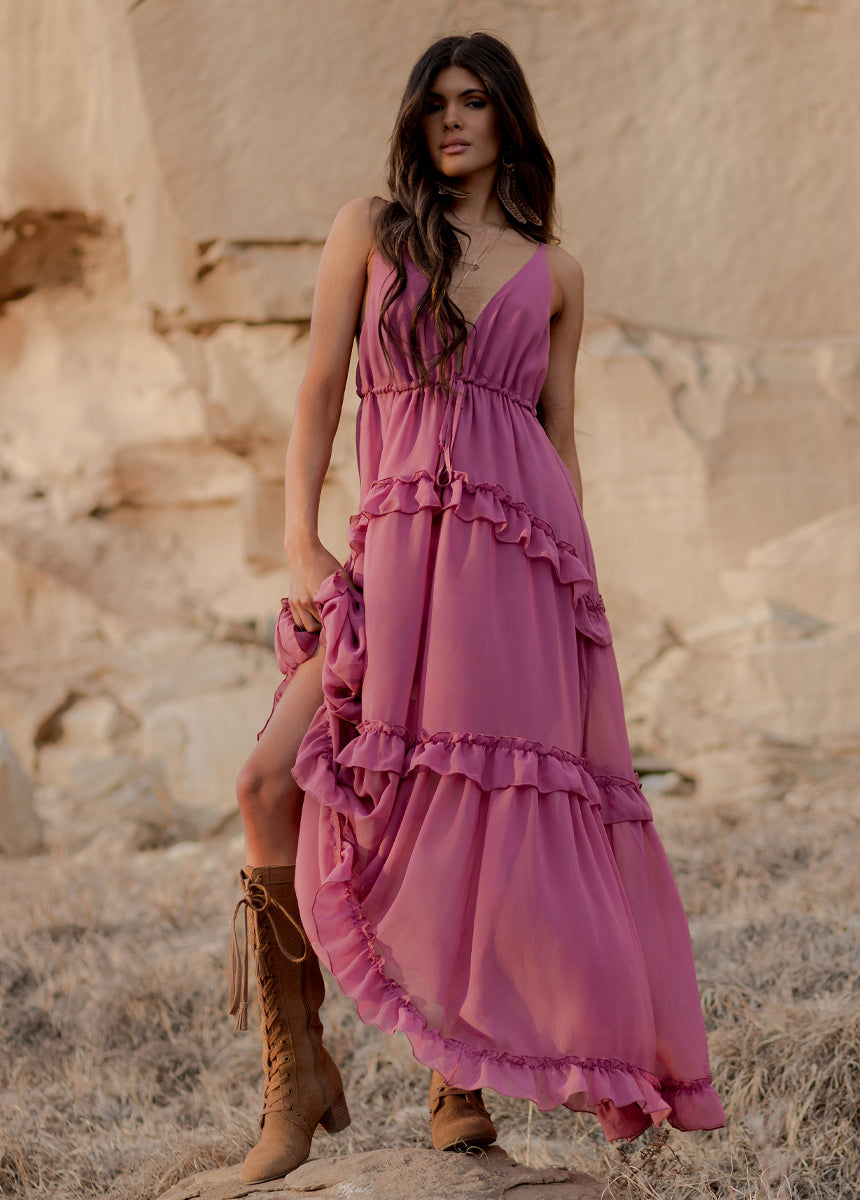 Hadleigh Dress in Orchid