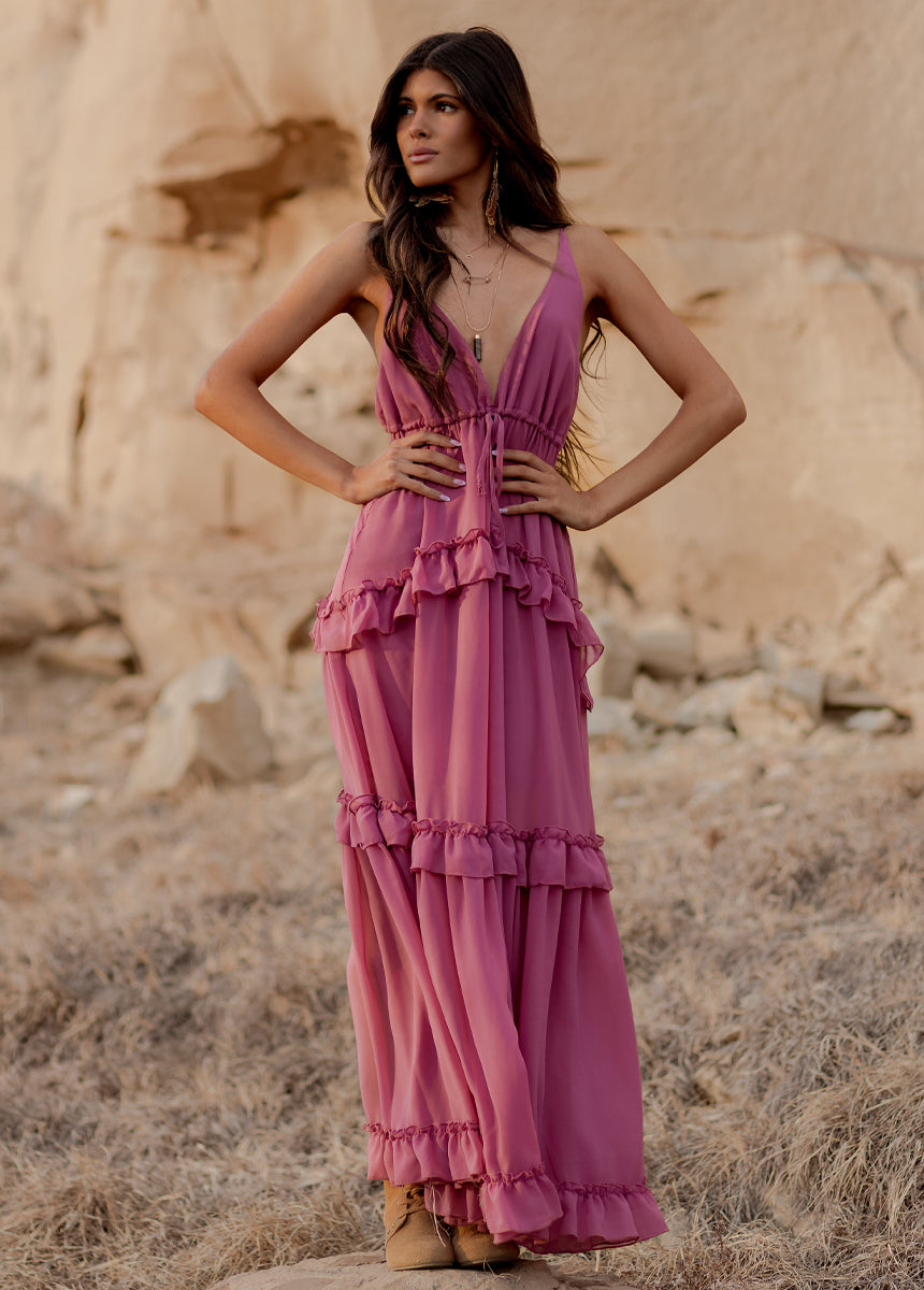 Hadleigh Dress in Orchid