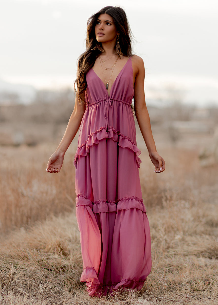 Hadleigh Dress in Orchid