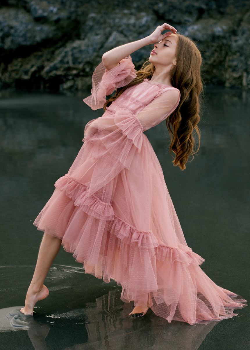 Halsey Impact Dress in Desert Shell