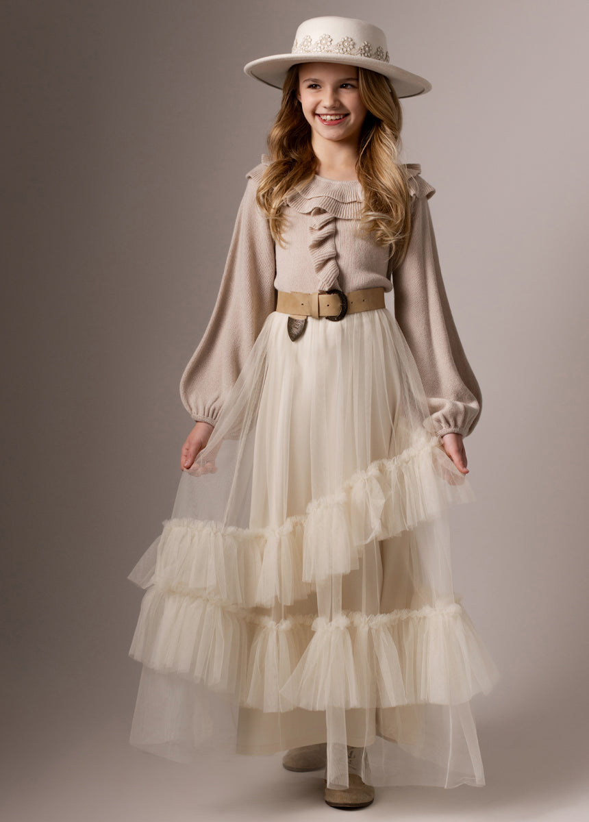 Havana Skirt in Cream