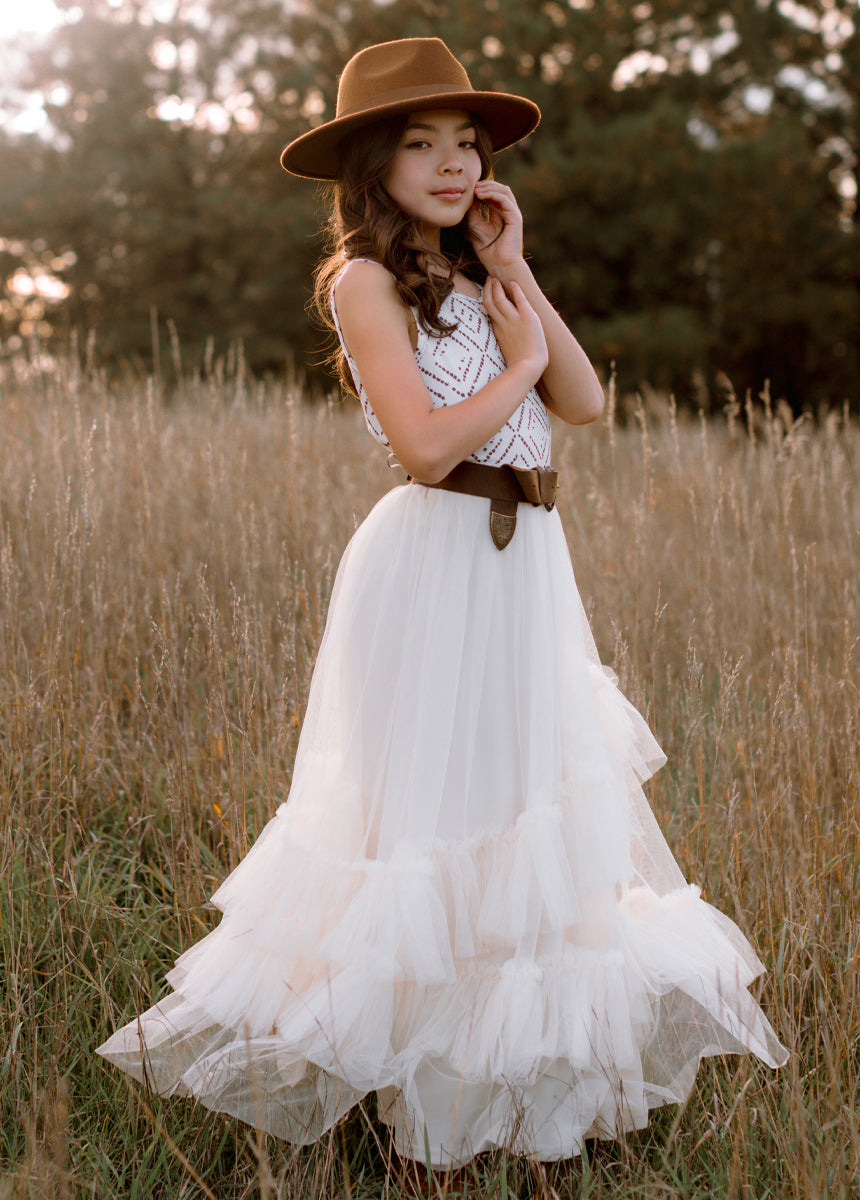 Havana Skirt in Cream