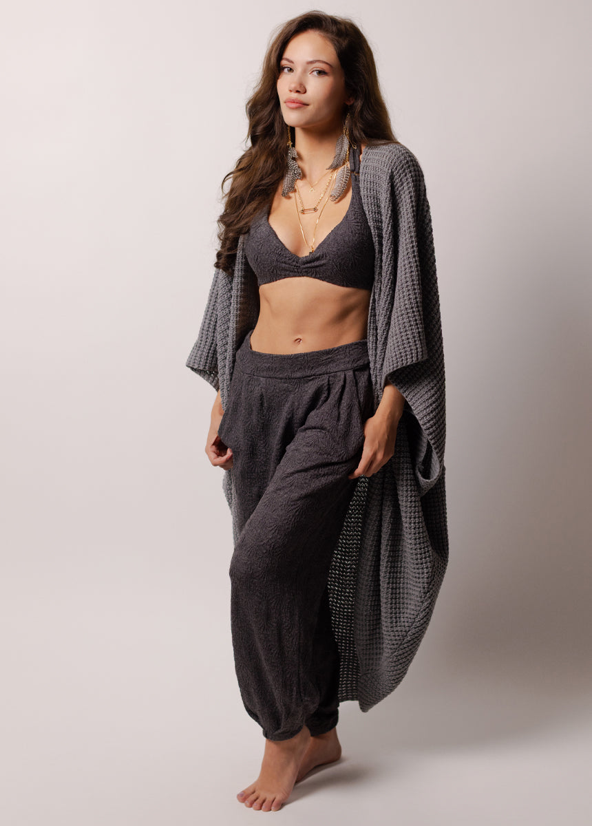 Haven Bralette in Heather Charcoal