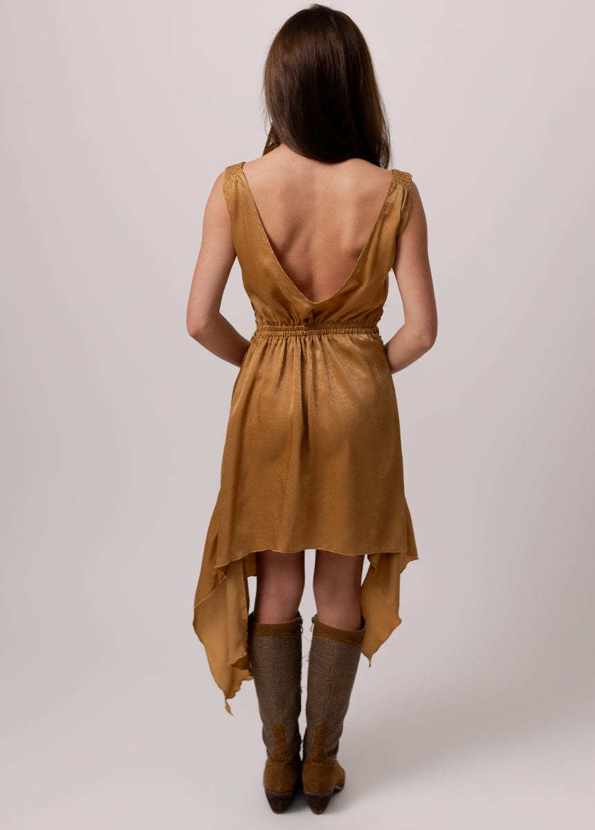 Hidi Dress in Camel