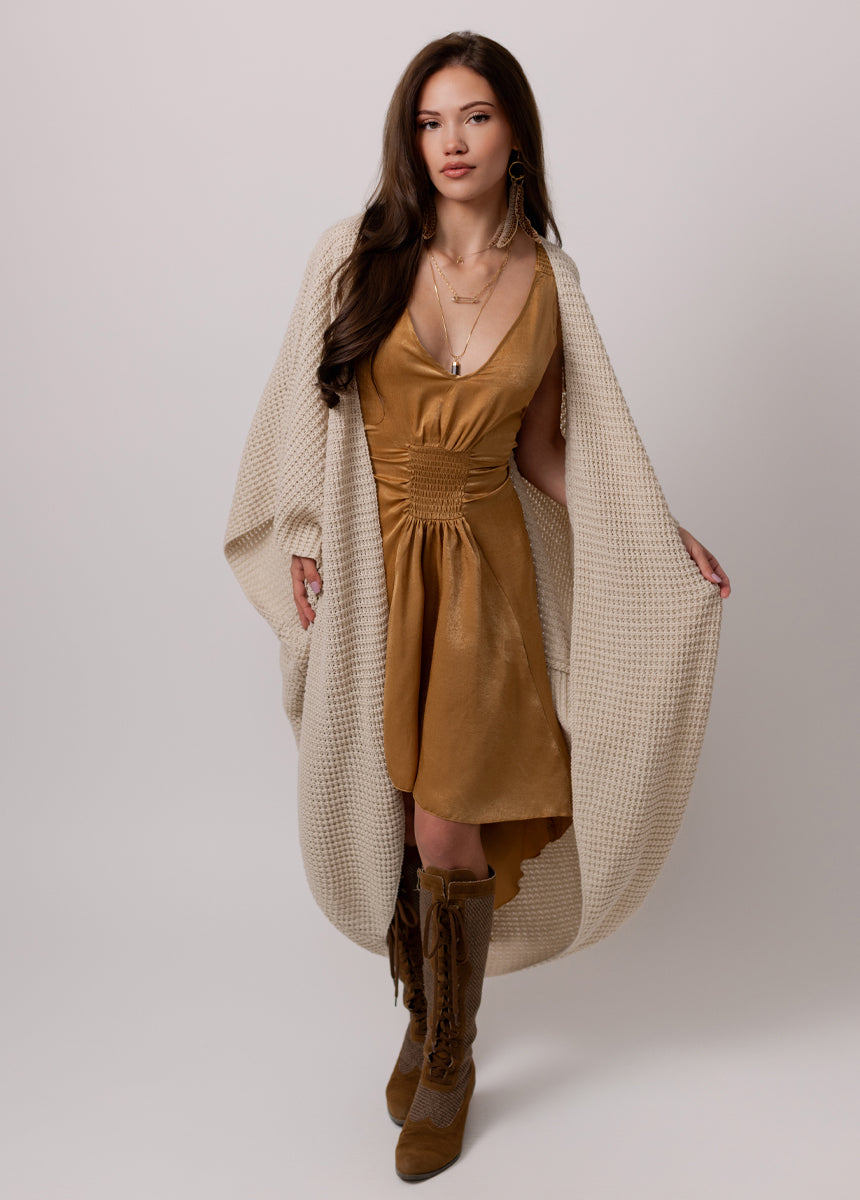 Hidi Dress in Camel