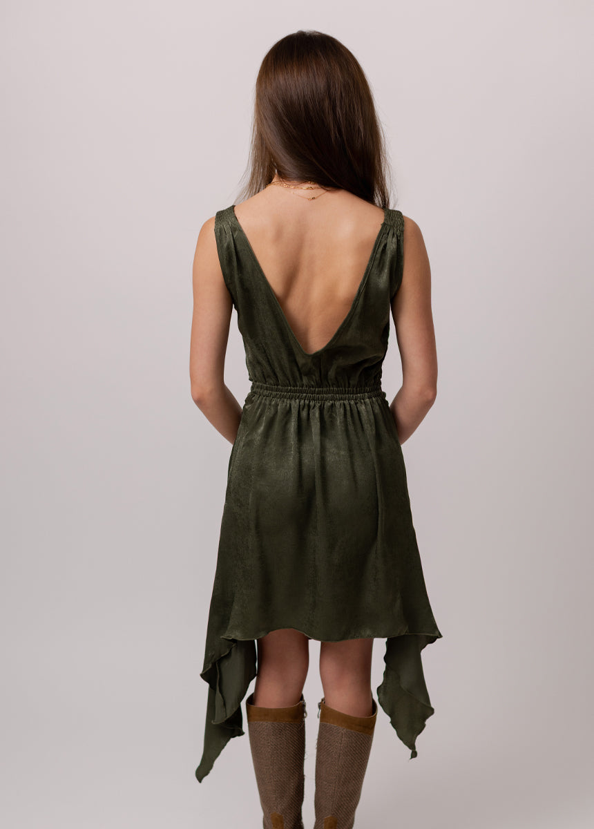 Hidi Dress in Olive