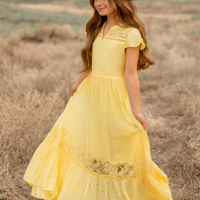 Teagan Dress in Daffodil