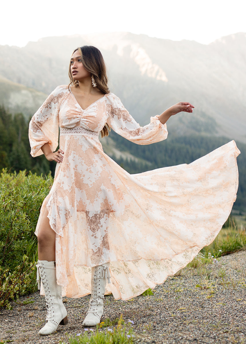 Isabella Dress in Shell