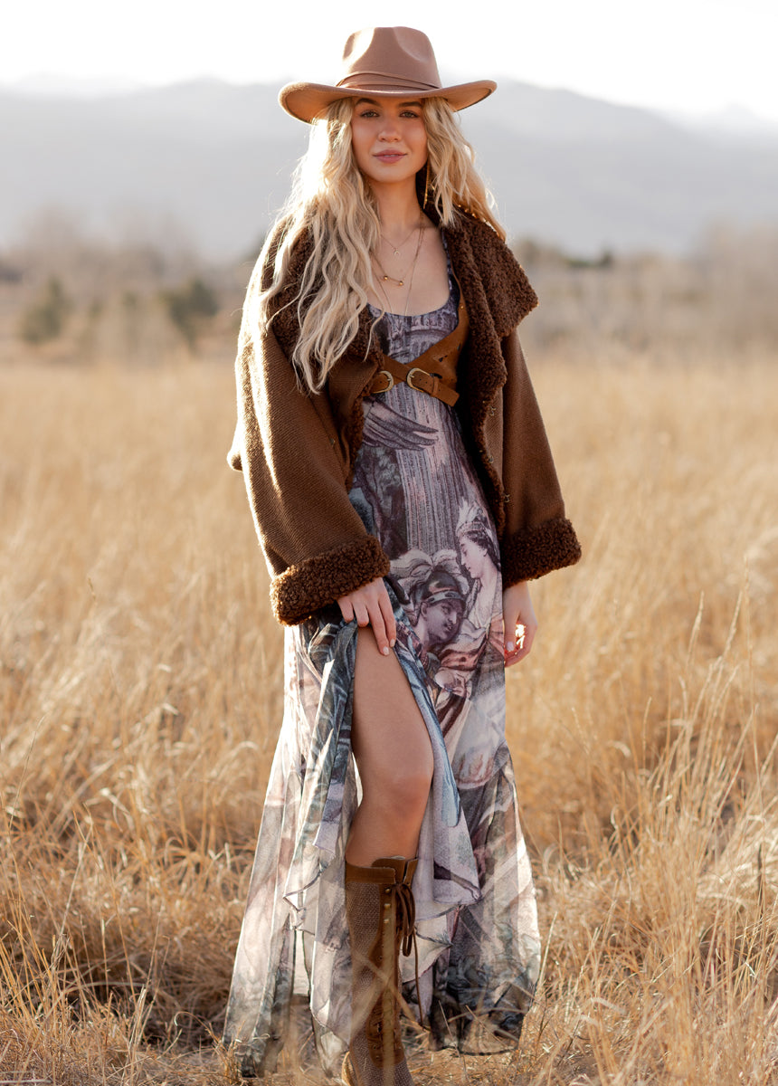 Jainee Dress in Tapestry Print