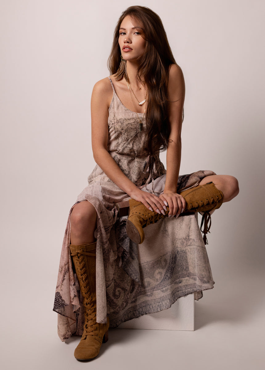 Jainee Dress in Ladies Print