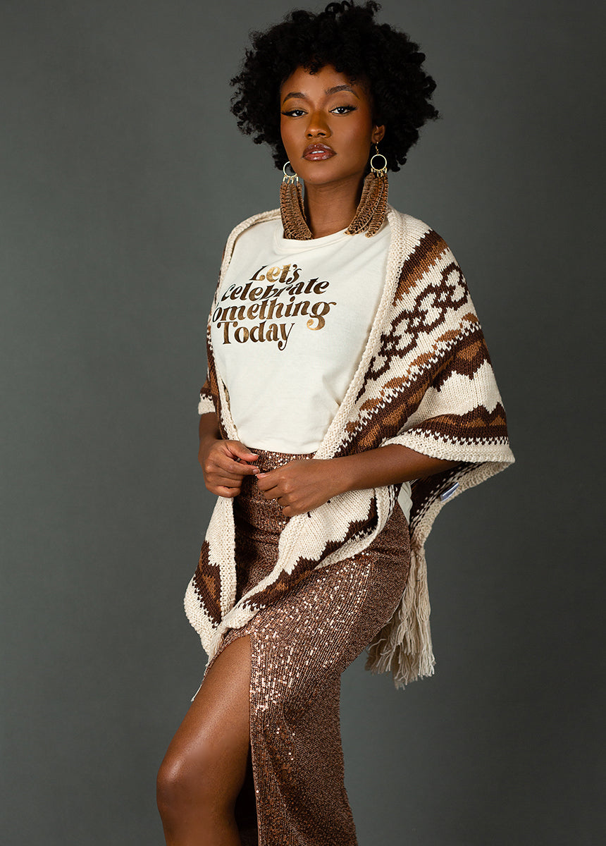 Women's Let's Celebrate Tee in Gardenia