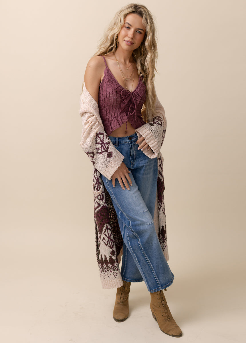 Jaylin Top in Rose Brown