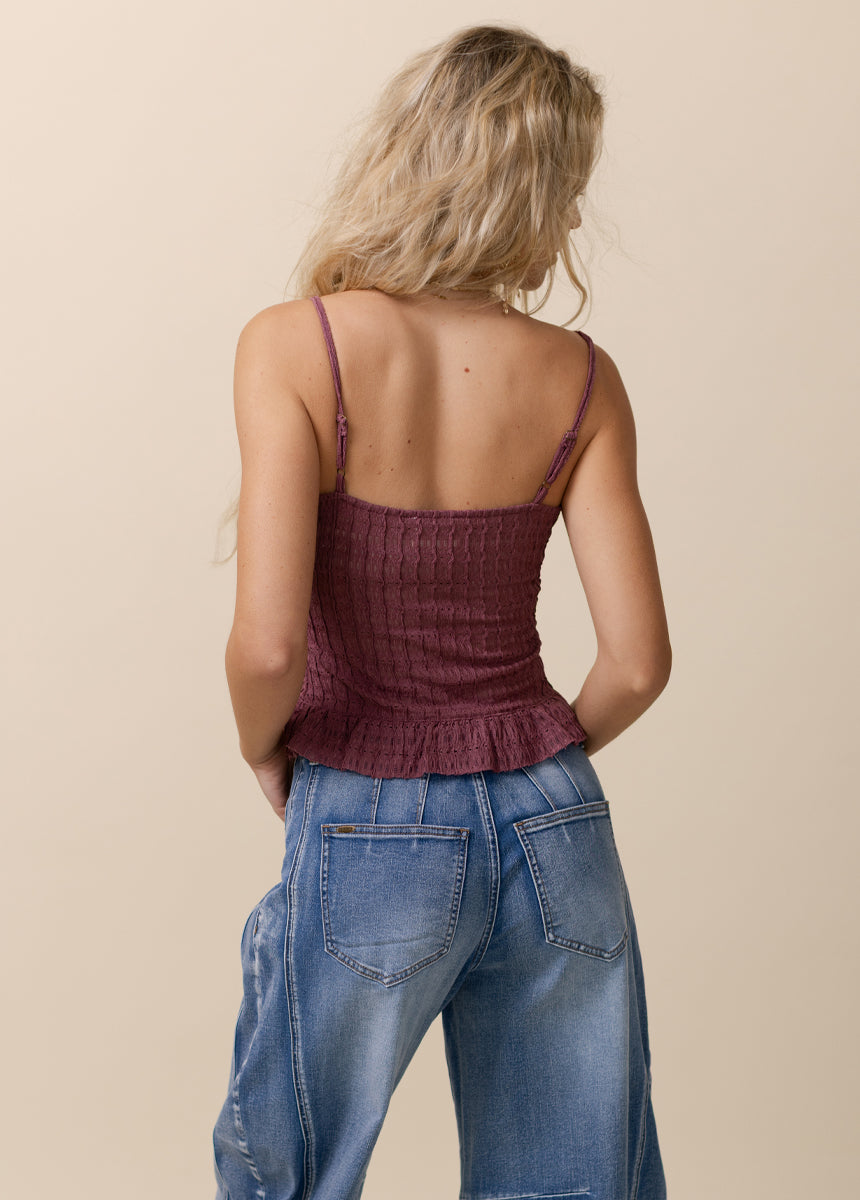 Jaylin Top in Rose Brown