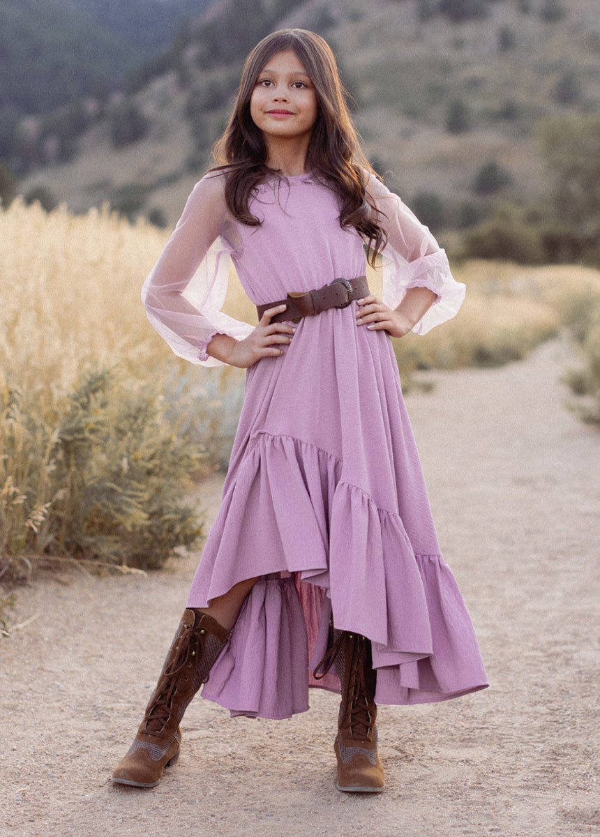 Jespyr Dress in Dusty Mauve