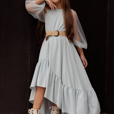 Jespyr Dress in Barely Blue