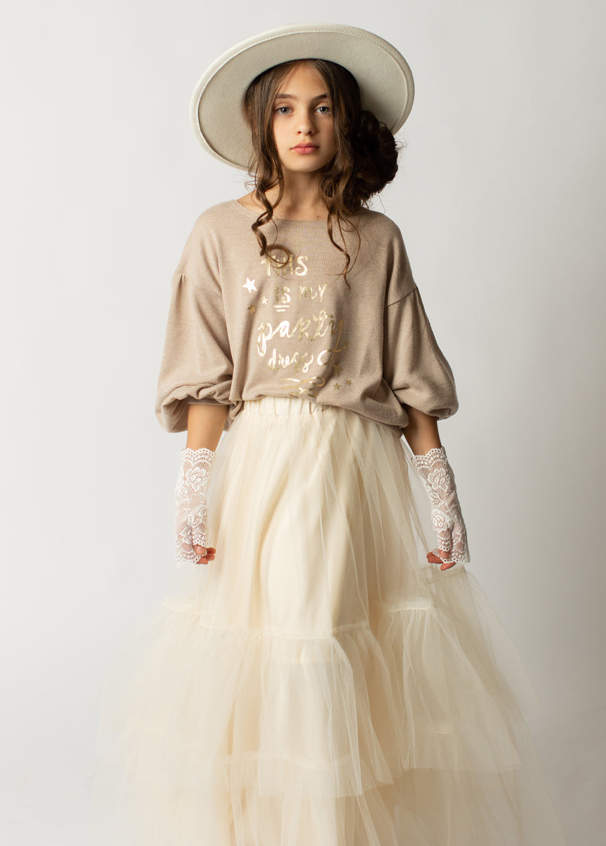 Juana Sweatshirt in Heather Oat