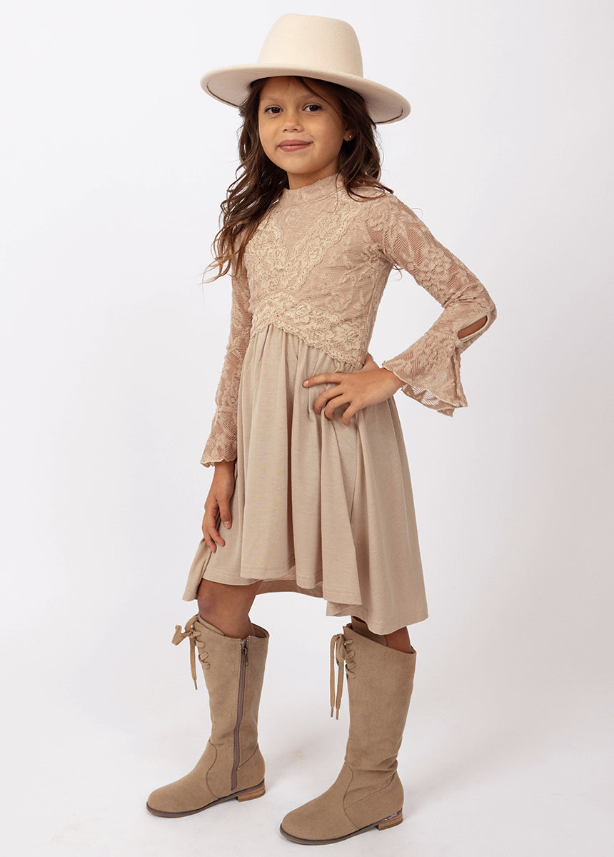 Kaleigh Dress in Sand