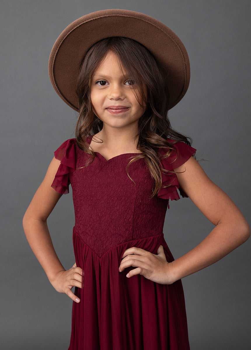 Kehlani Dress in Garnet