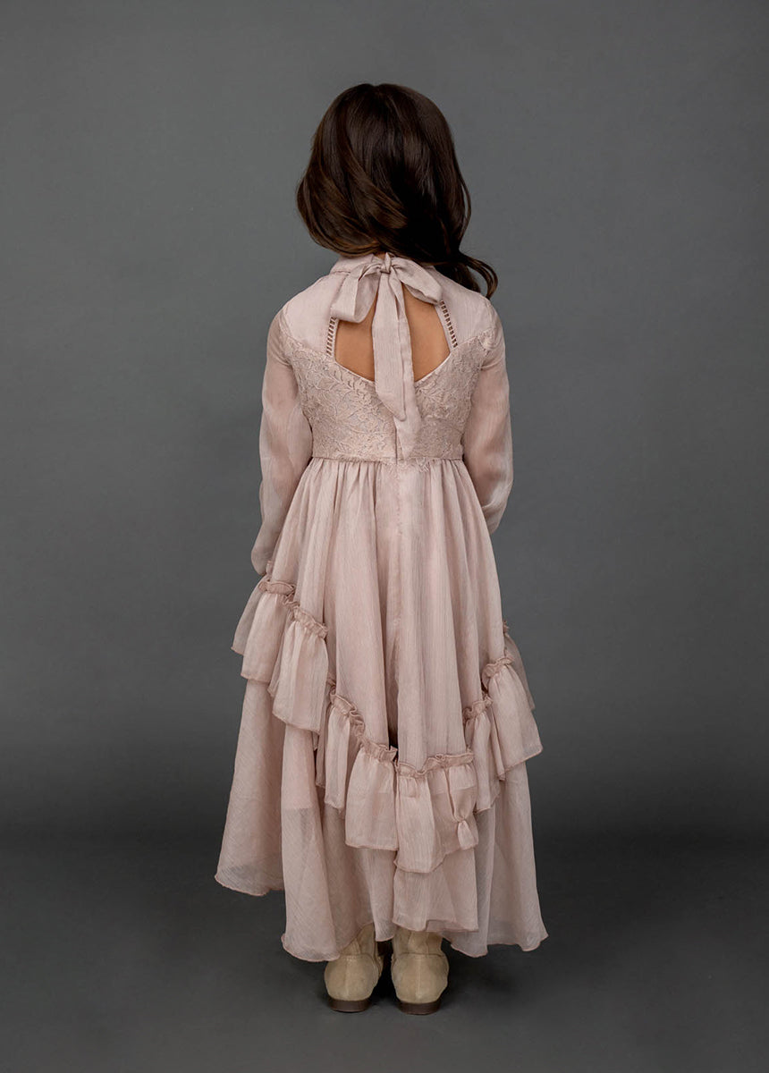 Kimaya Dress in Nude Pink