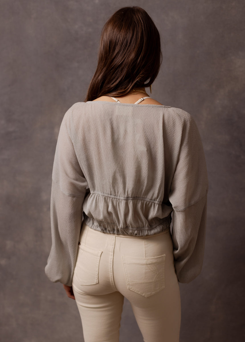 Kimber Top in Steel Blue