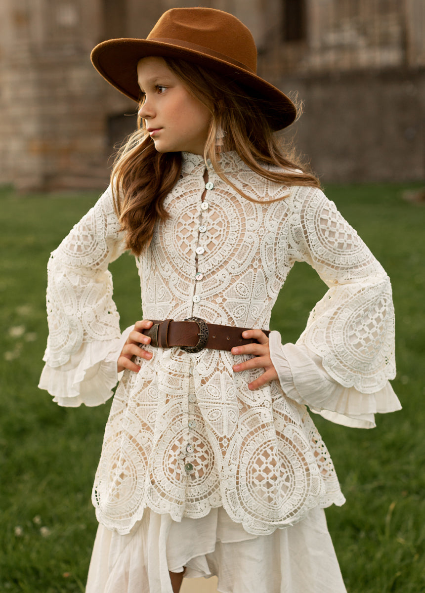 Mora Duster in Cream