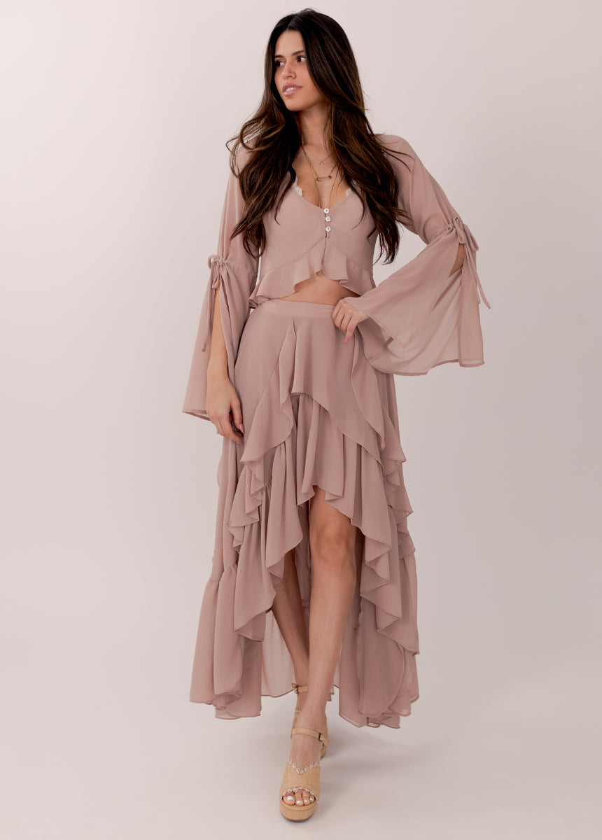 Gwendelina Top in Desert Shell