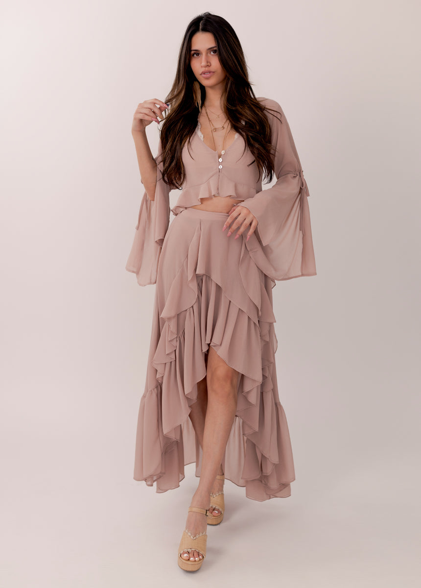 Gwendelina Top in Desert Shell