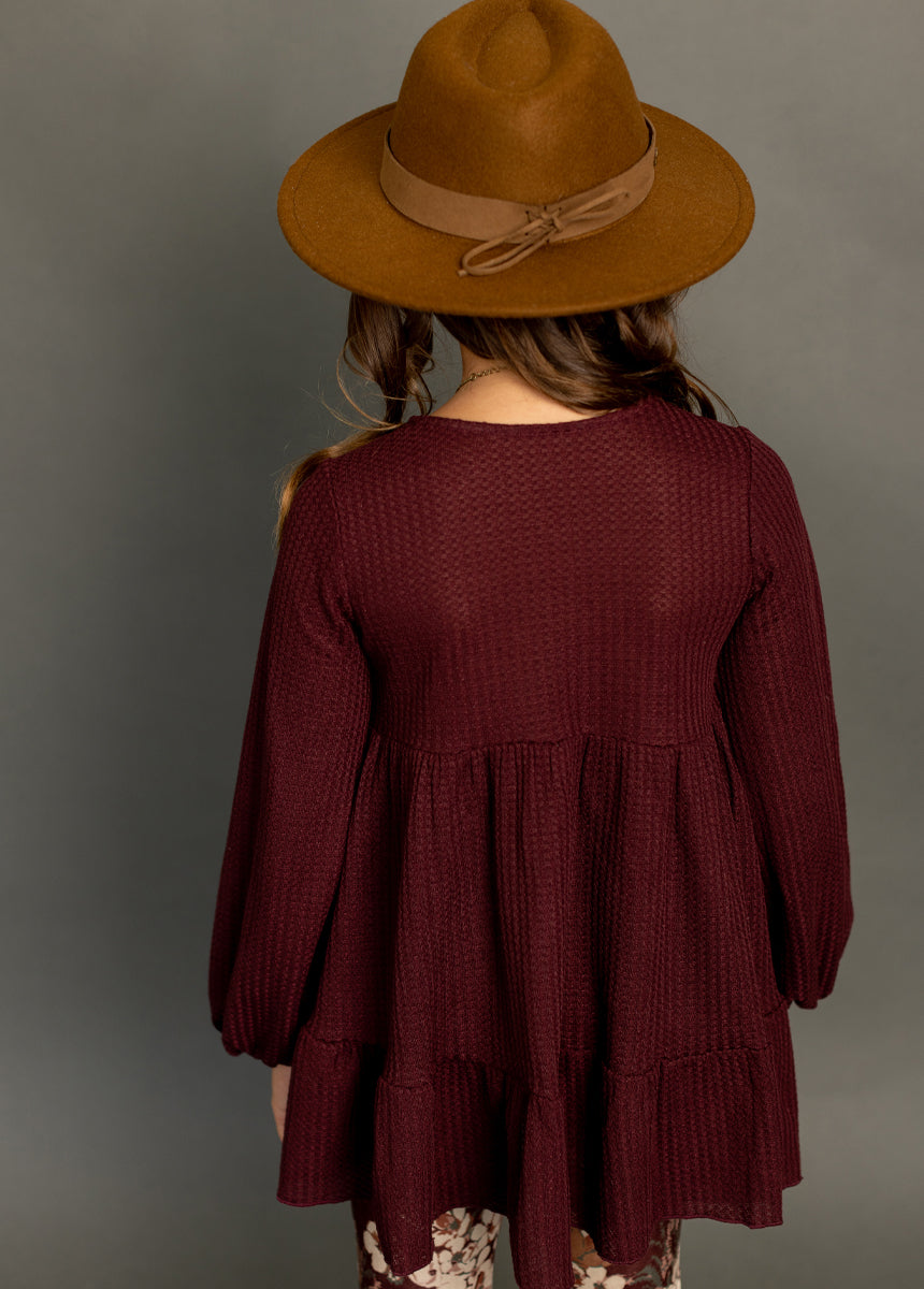 Laila Henley Top in Plum