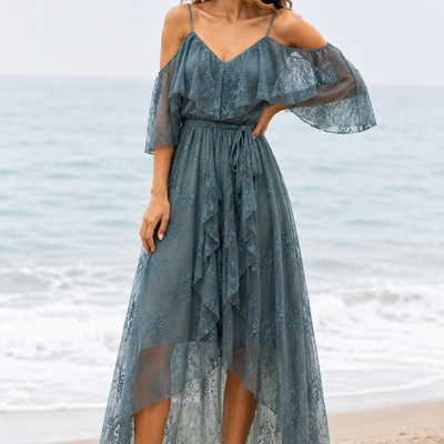 Lauryn Dress in Dark Aqua