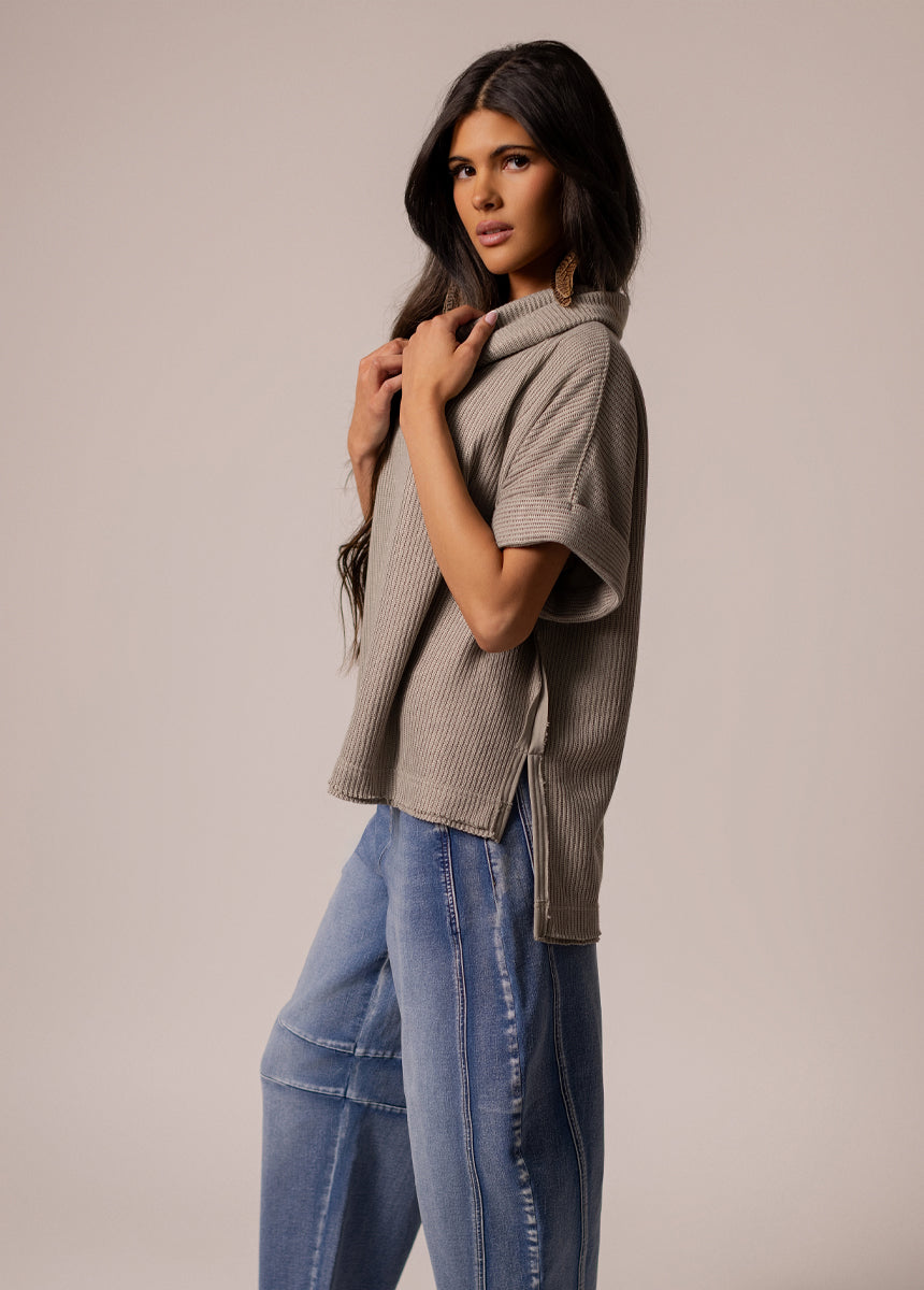 Laynie Top in Grey