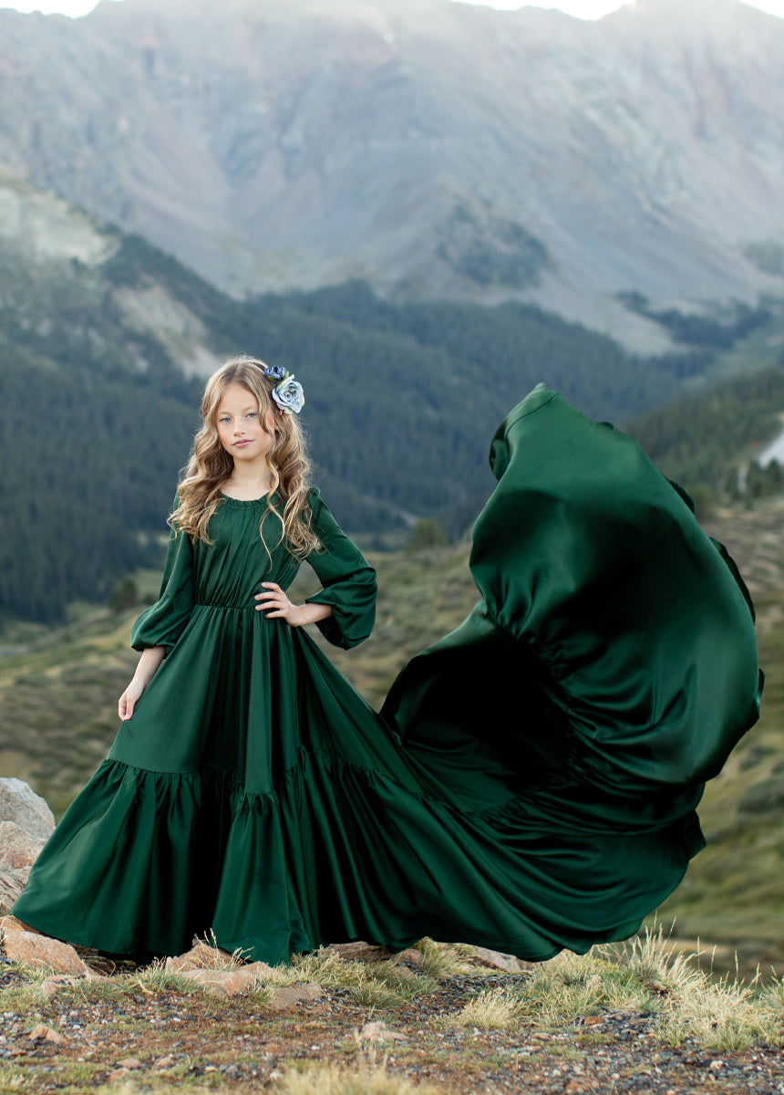 Leana Impact Dress in Evergreen