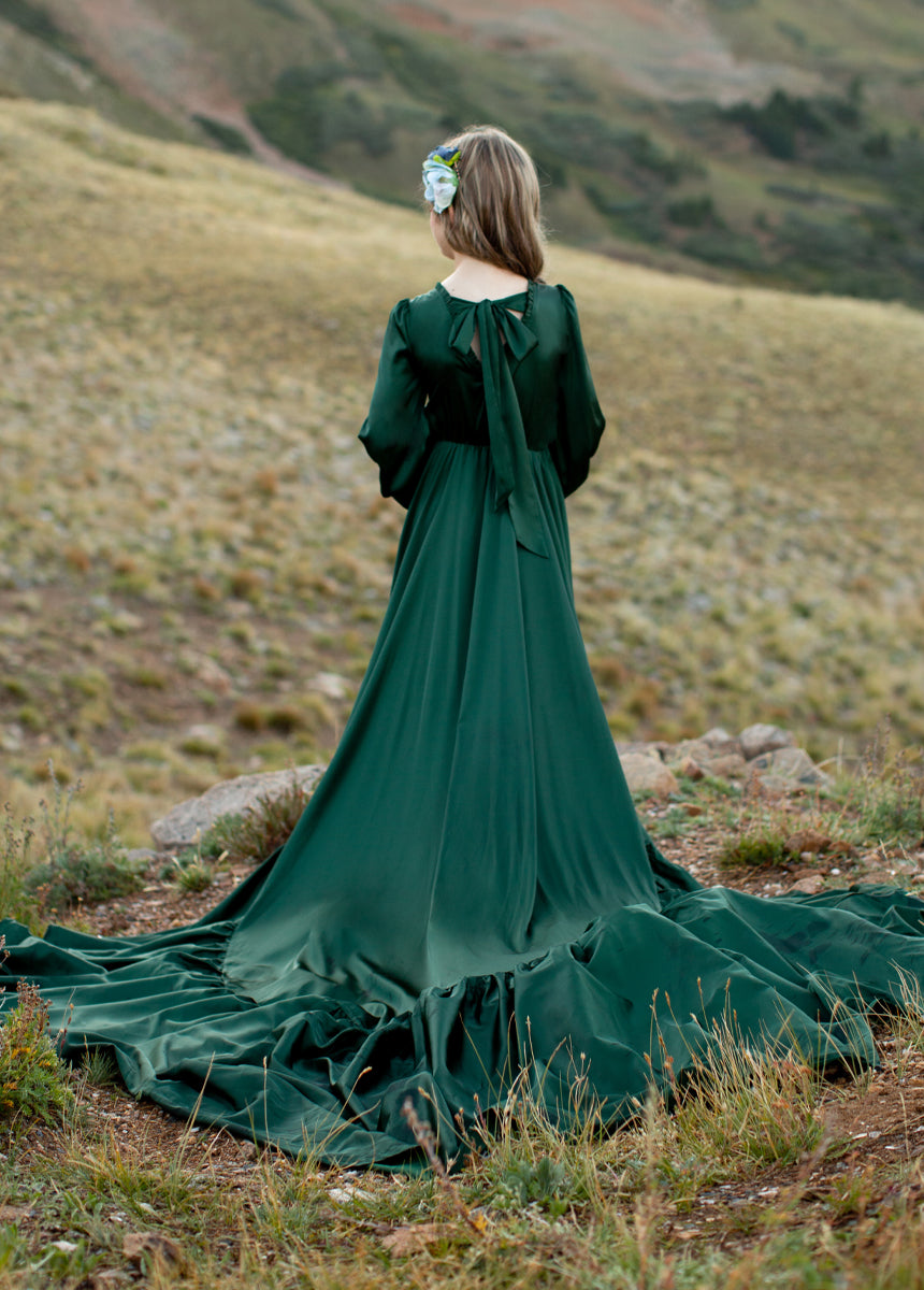 Leana Impact Dress in Evergreen