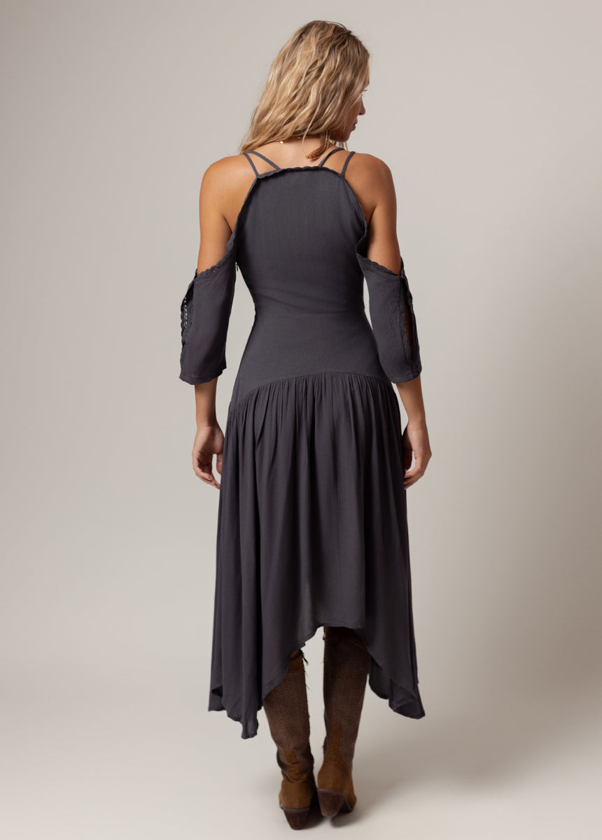 Lisette Dress in Charcoal
