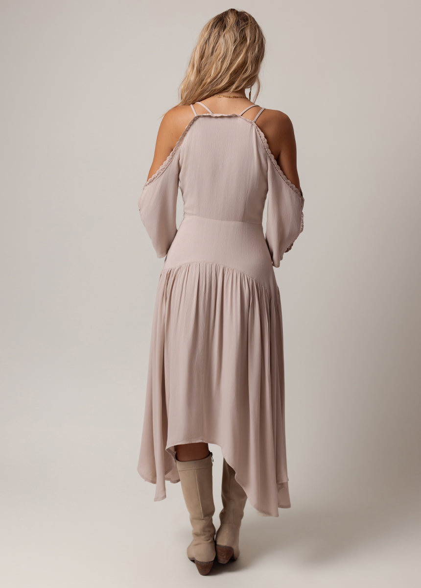 Lisette Dress in Light Almond